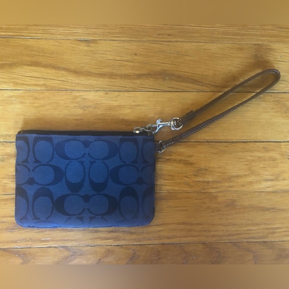 Coach Navy Canvas Wrislet - Picture 4 of 5